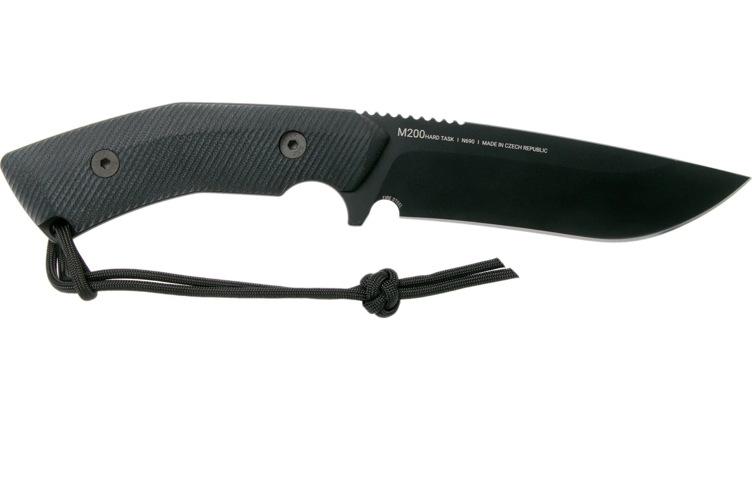 ANV M200 HT Hardtask DLC Sleipner, M200-001, Black Kydex Sheath, Cuchillo De Supervivencia 7 ANV M200 HT Hardtask DLC Sleipner, M200-001, Black Kydex Sheath, Cuchillo De Supervivencia - Imagen 5