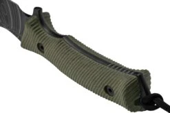 ANV Knives M311 SPELTER DLC Topo Elmax, Olive Micarta Handle, Black Kydex Sheath, Cuchillo De Supervivencia -Victorinox Ventas ANVM311 005 04 anv