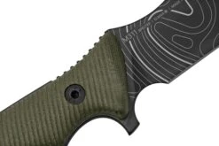 ANV Knives M311 SPELTER DLC Topo Elmax, Olive Micarta Handle, Black Kydex Sheath, Cuchillo De Supervivencia -Victorinox Ventas ANVM311 005 05 anv