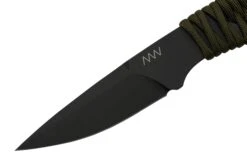 ANV Knives P100 Sleipner Cerakote, Olive Paracord, P100-039, Black Kydex Sheath, Cuchillo De Cuello -Victorinox Ventas ANVP100 039 03 anv