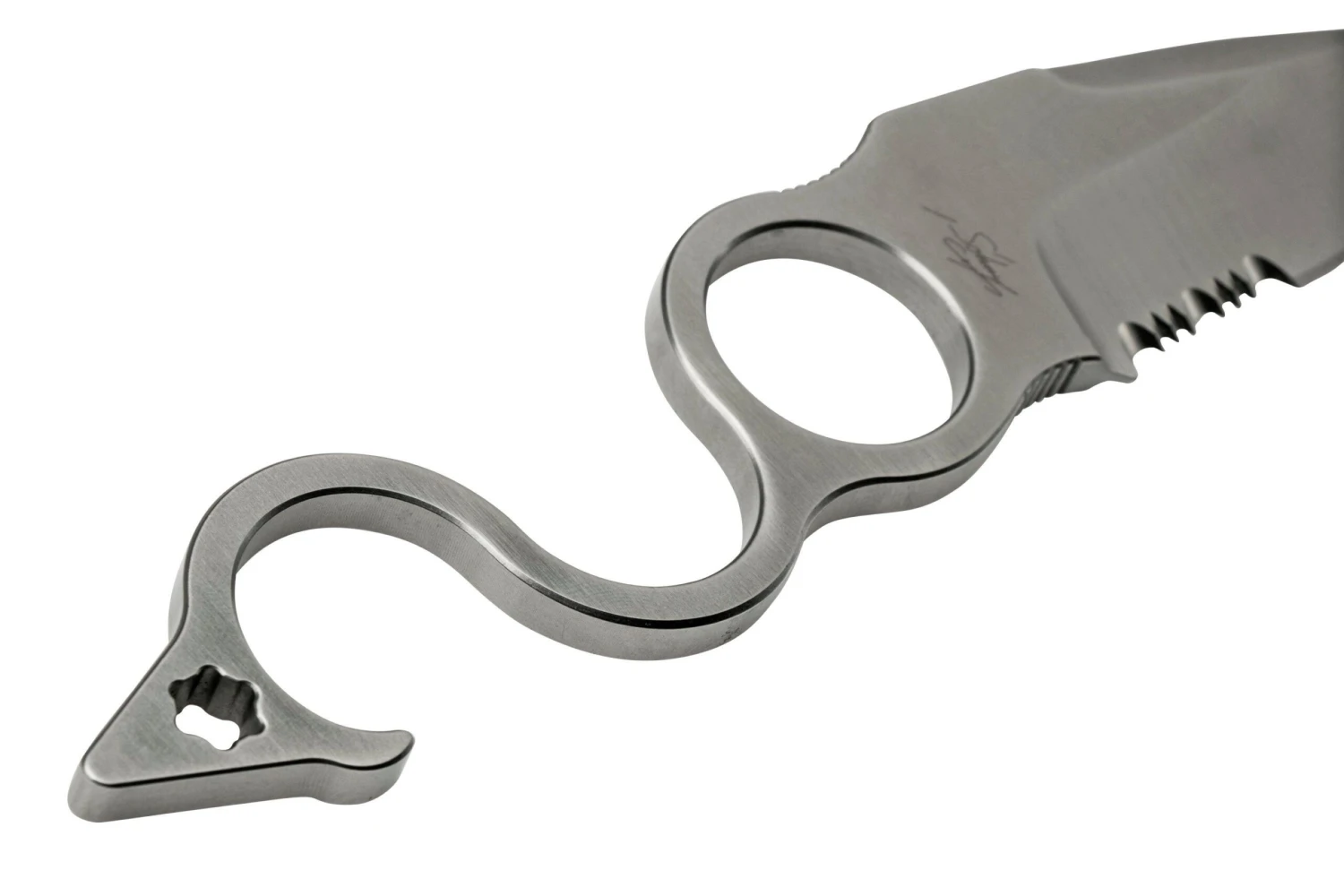 Amare Knives 6F Serration Sixth-Finger 202105 Droppoint, Cuchillo Fijo 7 Amare Knives 6F Serration Sixth-Finger 202105 Droppoint, Cuchillo Fijo - Imagen 5