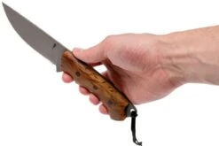 Autine Kurbads, Curly Birch, Elmax, Brown RH Sheath, Cuchillo De Exterior -Victorinox Ventas AT KUR CB 06 autine at kur cb 06