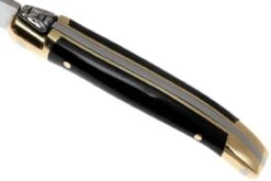 Laguiole En Aubrac Mini Navaja, De Cuerno De Búfalo L0207BUL -Victorinox Ventas AUL0207BUL 06 laguiole en aubrac ktaul0207bul 06