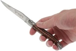 Laguiole En Aubrac HP 12cm Snakewood Limado A Mano L0212AMH-FSI1 -Victorinox Ventas AUL0212AMH FSI1 07 laguiole en aubrac aul0212amh fsi1 07