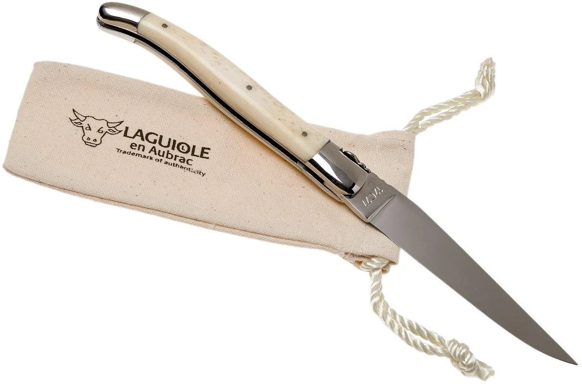 Laguiole En Aubrac Classic 12cm De Hueso Blanco L0212OSI-FSI1 11 Laguiole En Aubrac Classic 12cm De Hueso Blanco L0212OSI-FSI1 - Imagen 9