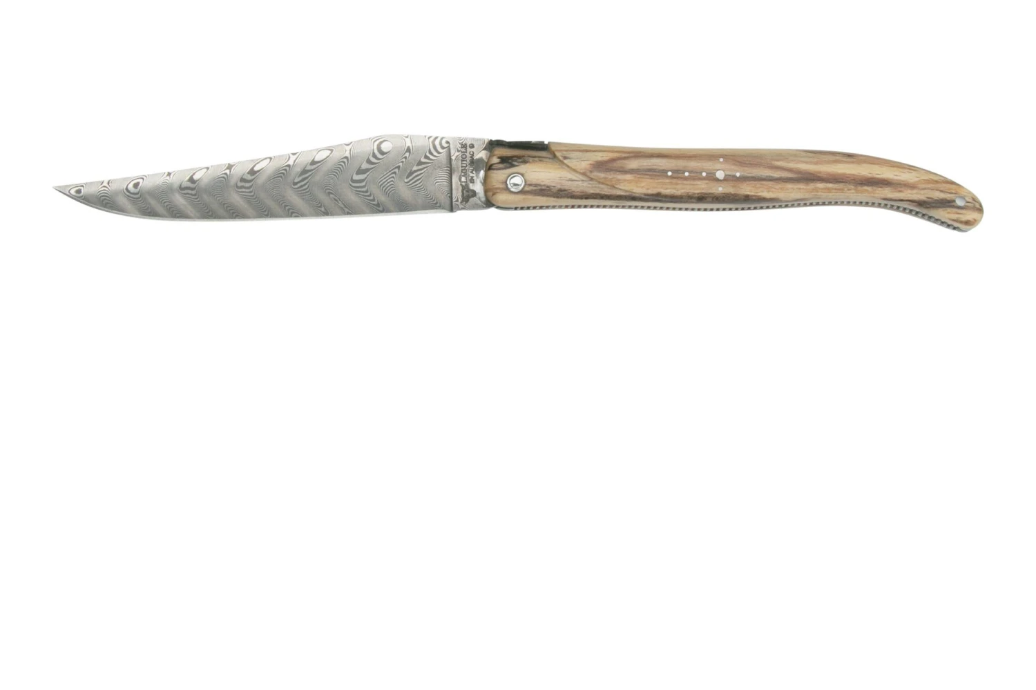 Laguiole En Aubrac Le Perlé 12 Cm L0512WA6J3DB Balbach Damast Full Handle Madera De Haya 3 Laguiole En Aubrac Le Perlé 12 Cm L0512WA6J3DB Balbach Damast Full Handle Madera De Haya