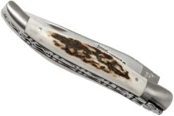 Laguiole En Aubrac 12cm Double Plates, Stag Horn Limado A Mano, L0712BCI/FSB1 -Victorinox Ventas AUL0712BCI FSB1 04 laguiole en aubrac