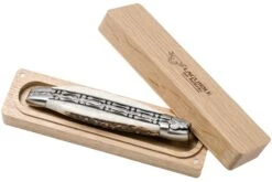 Laguiole En Aubrac 12cm Double Plates, Stag Horn Limado A Mano, L0712BCI/FSB1 -Victorinox Ventas AUL0712BCI FSB1 09 laguiole en aubrac