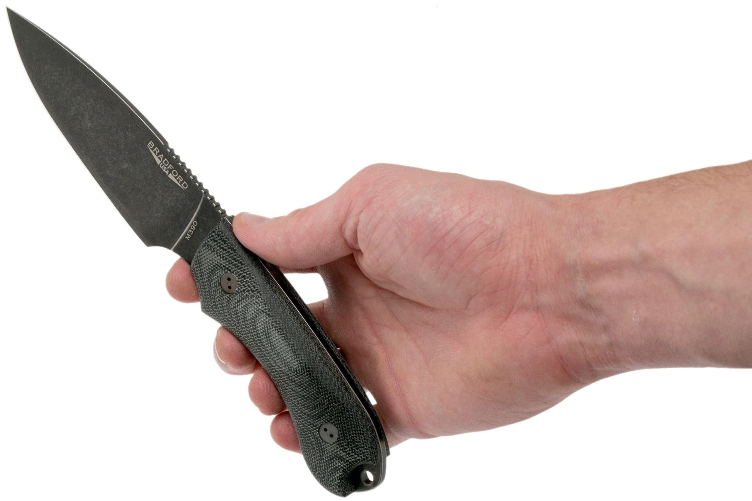 Bradford Guardian 4, 3D Black Micarta Guardian 4 M390, Full Flat Nimbus 4FH-101N 8 Bradford Guardian 4, 3D Black Micarta Guardian 4 M390, Full Flat Nimbus 4FH-101N - Imagen 6