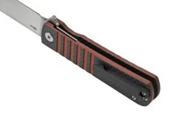 Bestech Titan BL04D Black/Red Carbon Fibre, Navaja -Victorinox Ventas BHBL04D 04 bestech