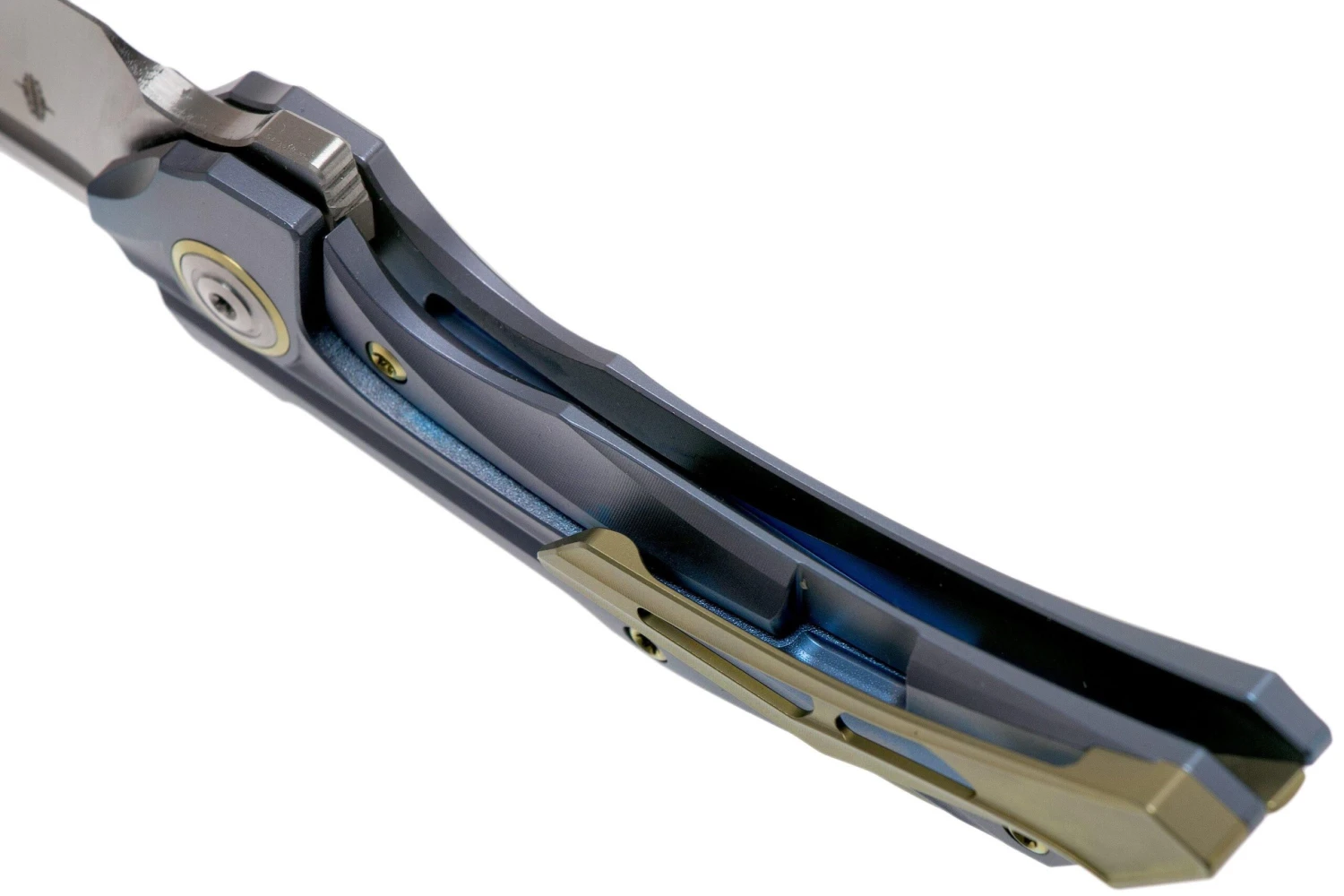 Bestech Vigil BT2201B Blue Blasted Titanium, Satin Navaja, Diseño Kombou 7 Bestech Vigil BT2201B Blue Blasted Titanium, Satin Navaja, Diseño Kombou - Imagen 5