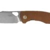 Böker Plus F3.5 01BO338 Brown Canvas Micarta Navaja, Jesper Voxnaes Design -Victorinox Ventas BO01BO338 01 boker