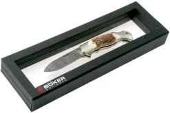 Böker Scout Spearpoint Stag Damascus 112201DAM Cuerno De Ciervo, Navaja -Victorinox Ventas BO112201DAM 08 boker