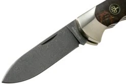 Böker Scout Spearpoint Curly Birch Damascus 112202DAM Madera De Raíz De Abedul, Navaja -Victorinox Ventas BO112202DAM 03 boker