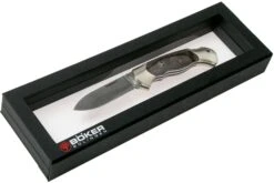 Böker Scout Spearpoint Curly Birch Damascus 112202DAM Madera De Raíz De Abedul, Navaja -Victorinox Ventas BO112202DAM 08 boker