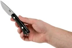 Bark River Mini Fox River CPM 3V Black Canvas Micarta Cuchillo De Caza -Victorinox Ventas BRK01 023BKRC 05 bark river knives