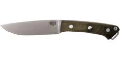 Bark River Fox River A2, Green Canvas Micarta Cuchillo De Caza