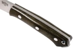 Bark River Fox River A2, Green Canvas Micarta Cuchillo De Caza -Victorinox Ventas BRK01 113GNC 05 bark river brk01 113gnc 05