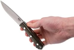 Bark River Fox River A2, Green Canvas Micarta Cuchillo De Caza -Victorinox Ventas BRK01 113GNC 06 bark river brk01 113gnc 06