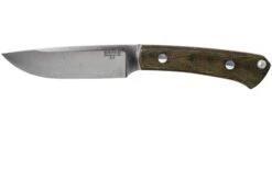 Bark River Highland Special A2, Green Canvas Micarta Cuchillo De Exterior