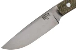 Bark River Highland Special A2, Green Canvas Micarta Cuchillo De Exterior -Victorinox Ventas BRK01 131GNC 03 bark river