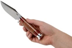 Bark River Trailmate 2 CPM154 Stacked Leather Cuchillo De Caza -Victorinox Ventas BRK01 253SDL 06 bark river knives