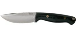 Bark River North Country EDC CPM 154, Black Canvas Micarta, Mosaic Pins Cuchillo Fijo