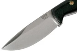 Bark River North Country EDC CPM 154, Black Canvas Micarta, Mosaic Pins Cuchillo Fijo -Victorinox Ventas BRK02 054BCMMP 03 bark river knives