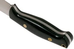 Bark River North Country EDC CPM 154, Black Canvas Micarta, Mosaic Pins Cuchillo Fijo -Victorinox Ventas BRK02 054BCMMP 04 bark river knives