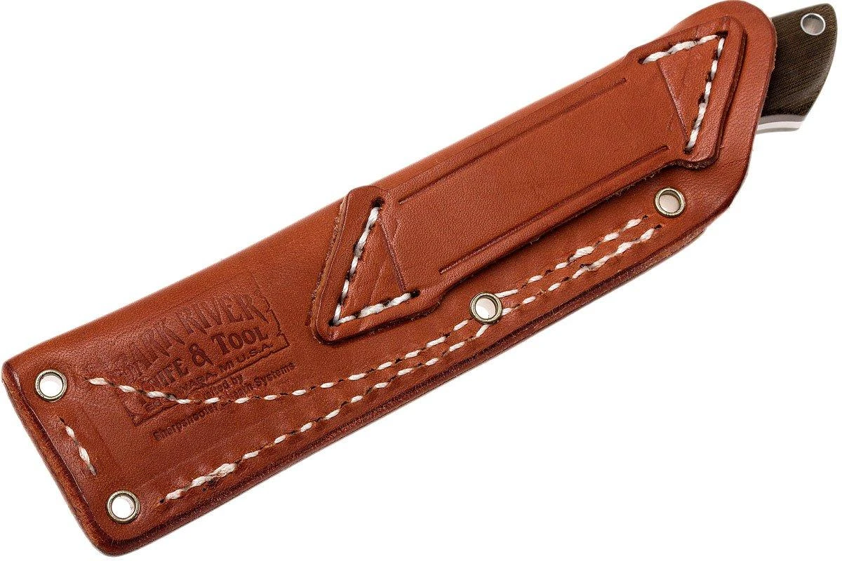 Bark River Mini Canadian A2, Green Canvas Micarta 10 Bark River Mini Canadian A2, Green Canvas Micarta - Imagen 8