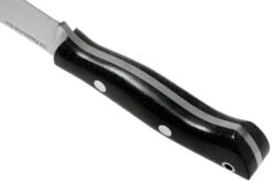 Bark River Mini Aurora Hunter CPM 3V, Black Canvas Micarta -Victorinox Ventas BRK06 028BRKC 04 bark river knives