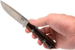 Bark River Bravo Necker II CPM 154CM, Burgundy Snakeskin Micarta -Victorinox Ventas BRK07 002SBC 06 bark river brk07 002sbc 15