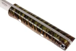 Bark River Bravo EDC A2 Rampless, Green Pinecone, Black Sheath -Victorinox Ventas BRK07 007GPC3 05 bark river brk07 007gpc3 05