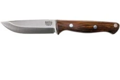 Bark River Gunny Scandi CPM 3V, Desert Ironwood, Funda Marrón