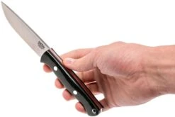 Bark River Gunny Hunter CPM 3V, Black Canvas Micarta, Red Liners -Victorinox Ventas BRK07 025BRKC RL 06 bark river brk07 025brkc rl 06