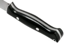 Bark River Gunny Hunter CPM S45VN, Black Canvas Micarta Cuchillo De Caza -Victorinox Ventas BRK07 084BCM 04 bark river knives