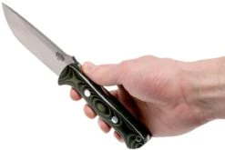 Bark River Bravo 1 A2, Black & Green Linnen Micarta, Funda Marrón 15 Bark River Bravo 1 A2, Black & Green Linnen Micarta, Funda Marrón -Victorinox Ventas BRK07 111BGLM 06 bark river brk07 111bglm 06