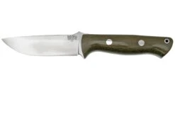 Bark River Bravo 1 A2 Green Canvas Micarta, Cuchillo De Bushcraft