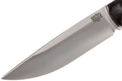 Bark River Bravo Vortex A2 Jimped, Black Canvas Micarta, Funda Marrón -Victorinox Ventas BRK07 117FMBRKC JI 03 bark river brk07 117fmbrkc ji 03