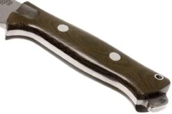 Bark River Bravo Vortex A2 Jimped, Green Canvas Micarta, Funda Marrón -Victorinox Ventas BRK07 117FMGRC JI 04 bark river brk07 117fmgrc ji 04