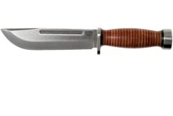 Bark River Quartermaster CPM 3V, Stacked Leather