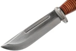 Bark River Quartermaster CPM 3V, Stacked Leather -Victorinox Ventas BRK07 229SDL 03 bark river knives