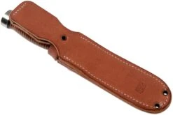 Bark River Quartermaster CPM 3V, Stacked Leather -Victorinox Ventas BRK07 229SDL 08 bark river knives