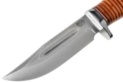 Bark River Boone CPM 3V Stacked Leather, Single Quillion Cuchillo De Exterior -Victorinox Ventas BRK08 122SLSQ 03 bark river knives