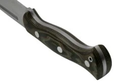 Bark River Cub CPM 3V Snakeskin Burgundy Canvas Micarta, Cuchillo De Bushcraft -Victorinox Ventas BRK08 221SBM 04 barkriver