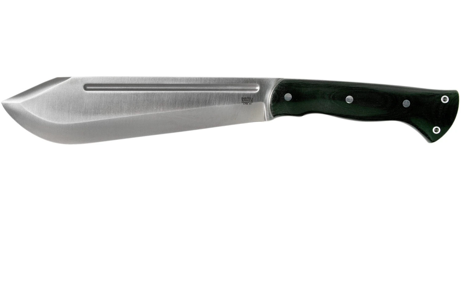 Bark River JX5 Vengeful 1 CPM 3V Black Canvas Micarta Machete 3 Bark River JX5 Vengeful 1 CPM 3V Black Canvas Micarta Machete