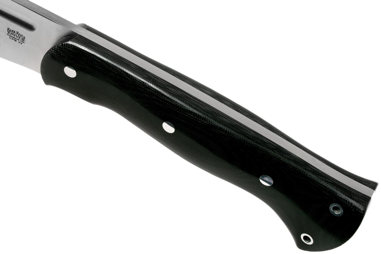 Bark River JX5 Vengeful 1 CPM 3V Black Canvas Micarta Machete 7 Bark River JX5 Vengeful 1 CPM 3V Black Canvas Micarta Machete - Imagen 5