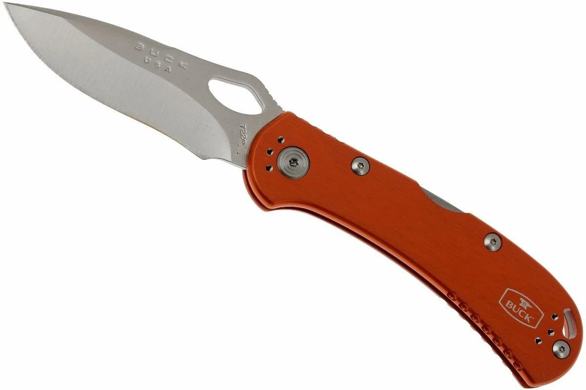 Buck 722 Spitfire 0722ORS1-B Plain Edge, Naranja 4 Buck 722 Spitfire 0722ORS1-B Plain Edge, Naranja - Imagen 2