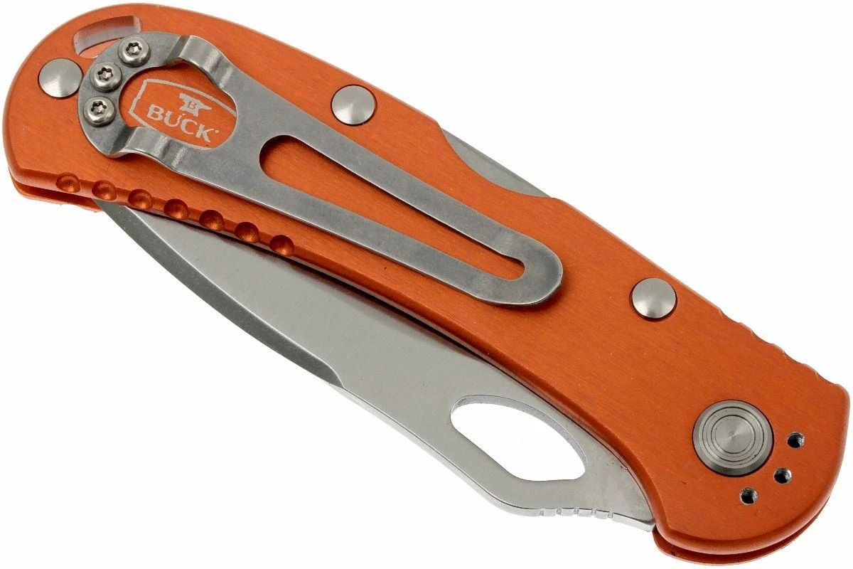 Buck 722 Spitfire 0722ORS1-B Plain Edge, Naranja 6 Buck 722 Spitfire 0722ORS1-B Plain Edge, Naranja - Imagen 4