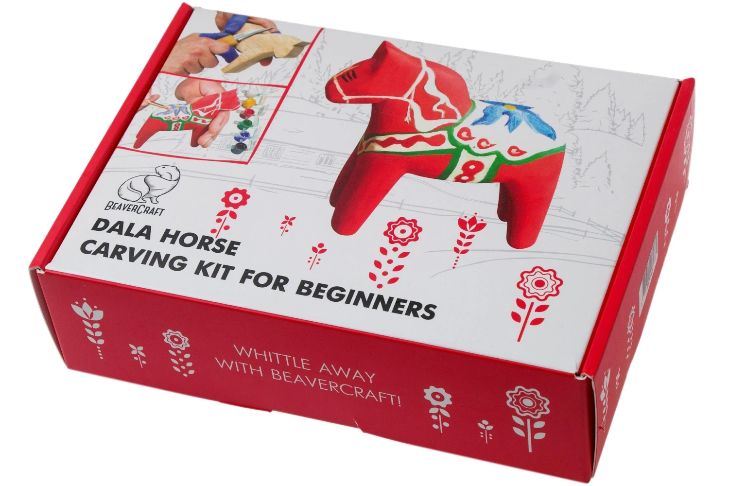 BeaverCraft Dala Horse Carving Hobby Kit DIY02, Set De Tallado De Madera 4 BeaverCraft Dala Horse Carving Hobby Kit DIY02, Set De Tallado De Madera - Imagen 2